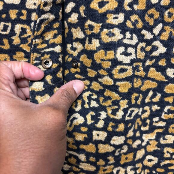 Who What Wear Cheetah Blazer Snap Button 4X Plus Size Y2K Animal Print Wild Arts - Picture 8 of 14